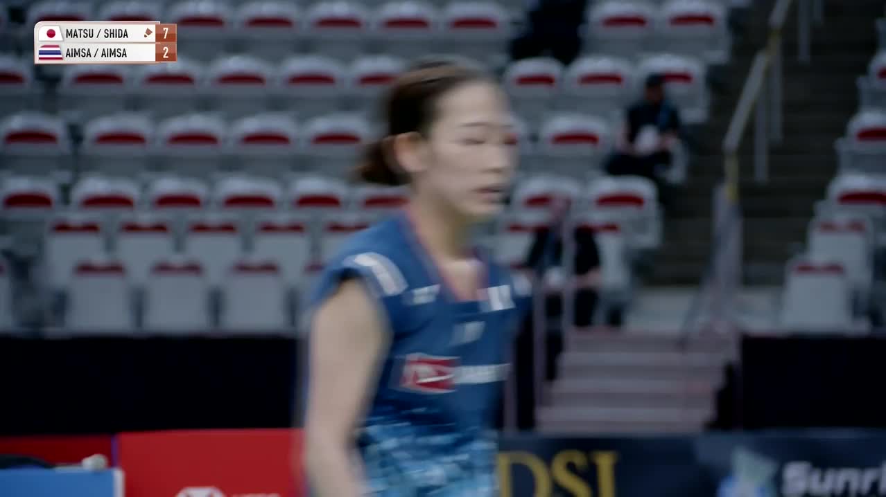 【集锦】加拿大公开赛1/4决赛：女双对决！日本组合松山奈未/志田千阳晋级